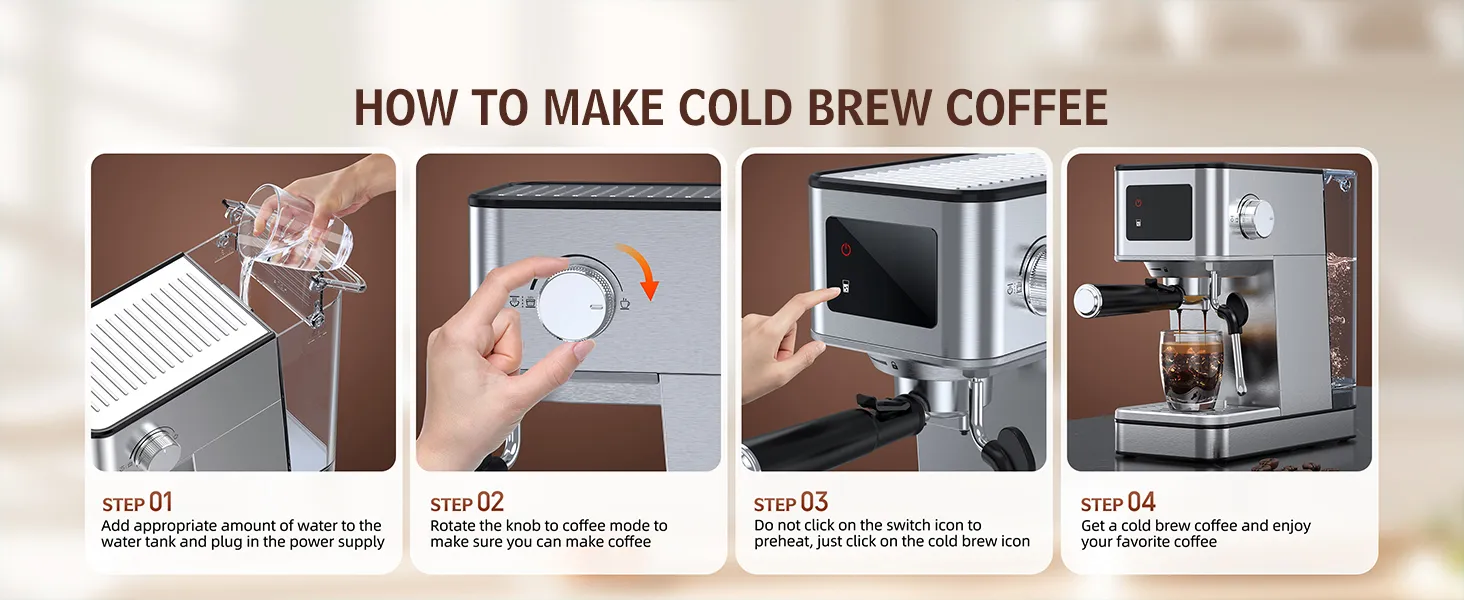 How to make cold coffee using artkoff EM625